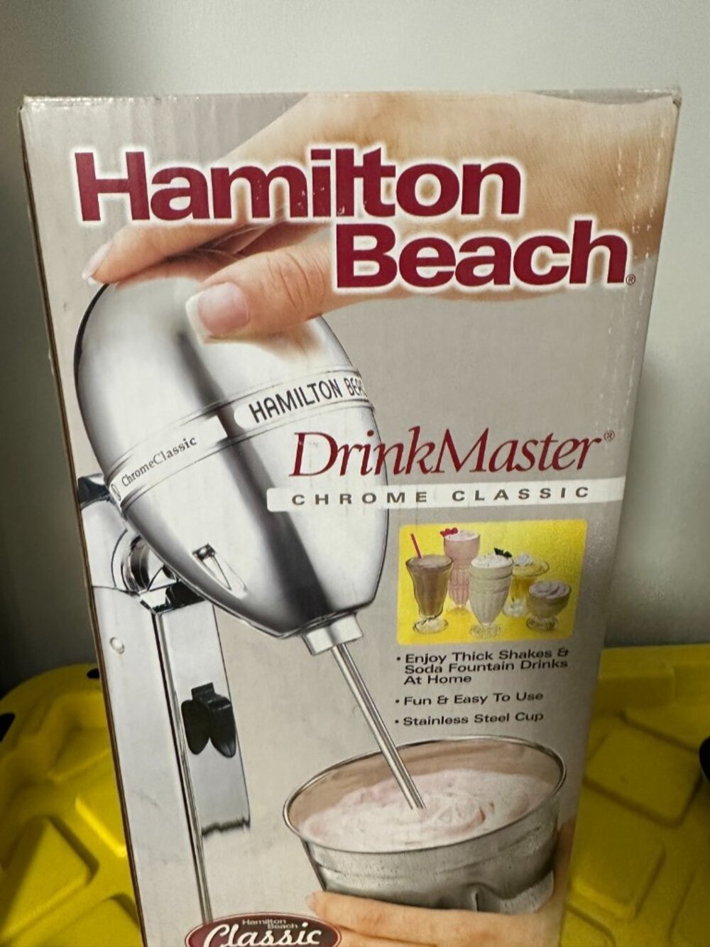 Milkshake Maker Drink Mixer Hamilton Beach 2 Speeds Fruit Smoothie Malt Blender